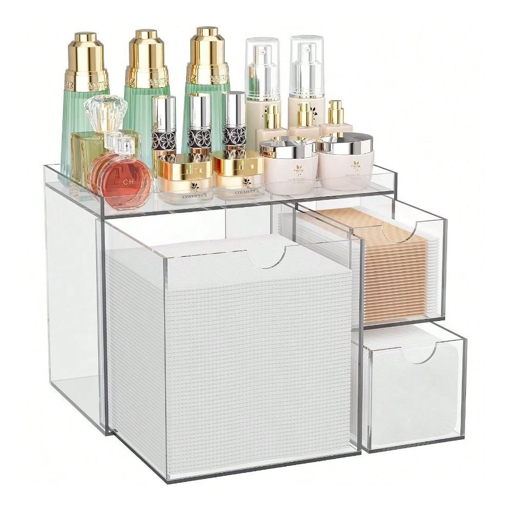 Xl Skincare - Face Towel Holder With 3 Drawers,