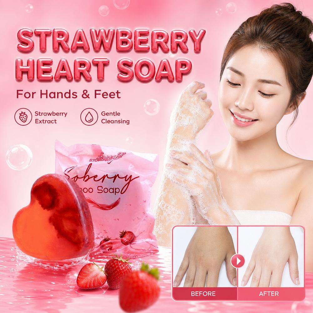 Strawberry Scented Bath Soap S - огляд і ціна Skincare Exfoliating