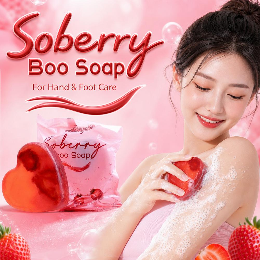 Strawberry Scented Bath Soap S - огляд і ціна Skincare Exfoliating