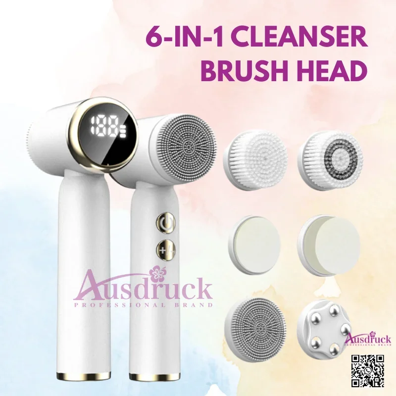 New 6-in-1 Facial Cleansing Br - огляд і ціна Skincare Exfoliating