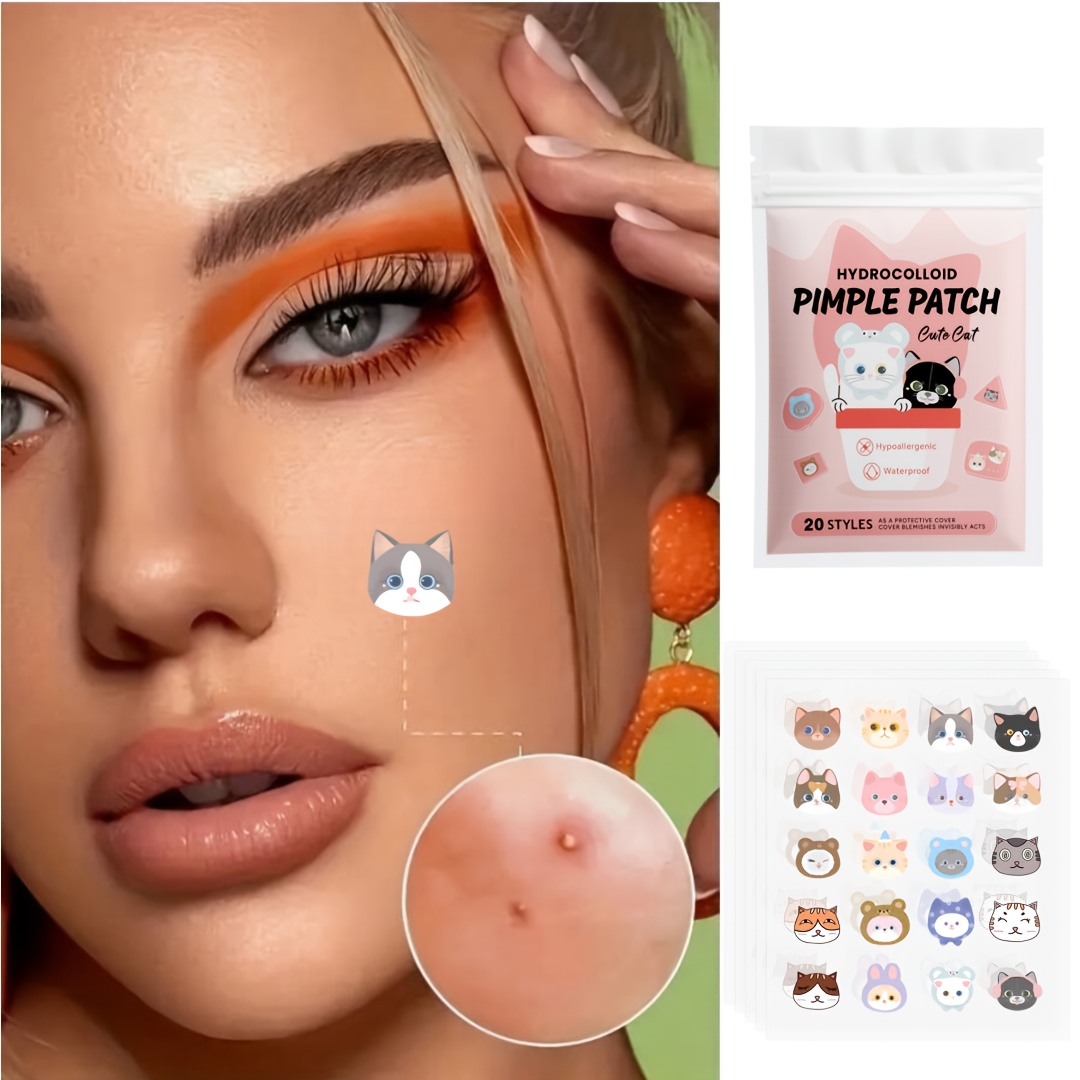 100pieces cute cat Pimple patc - огляд і ціна Skincare You