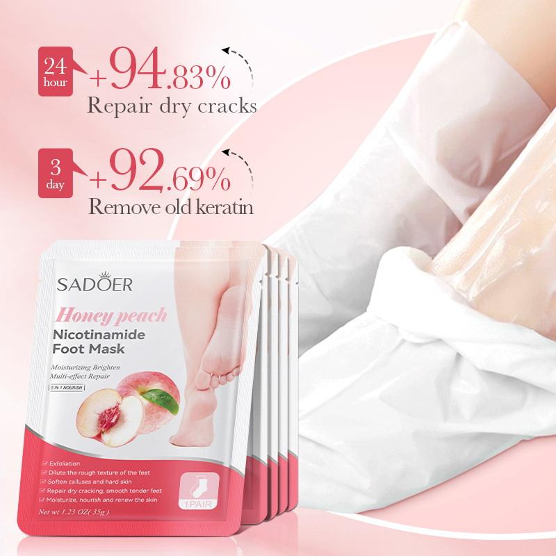 1 Pairs SADOER Fruits Foot Mas - огляд і ціна Skincare Exfoliating