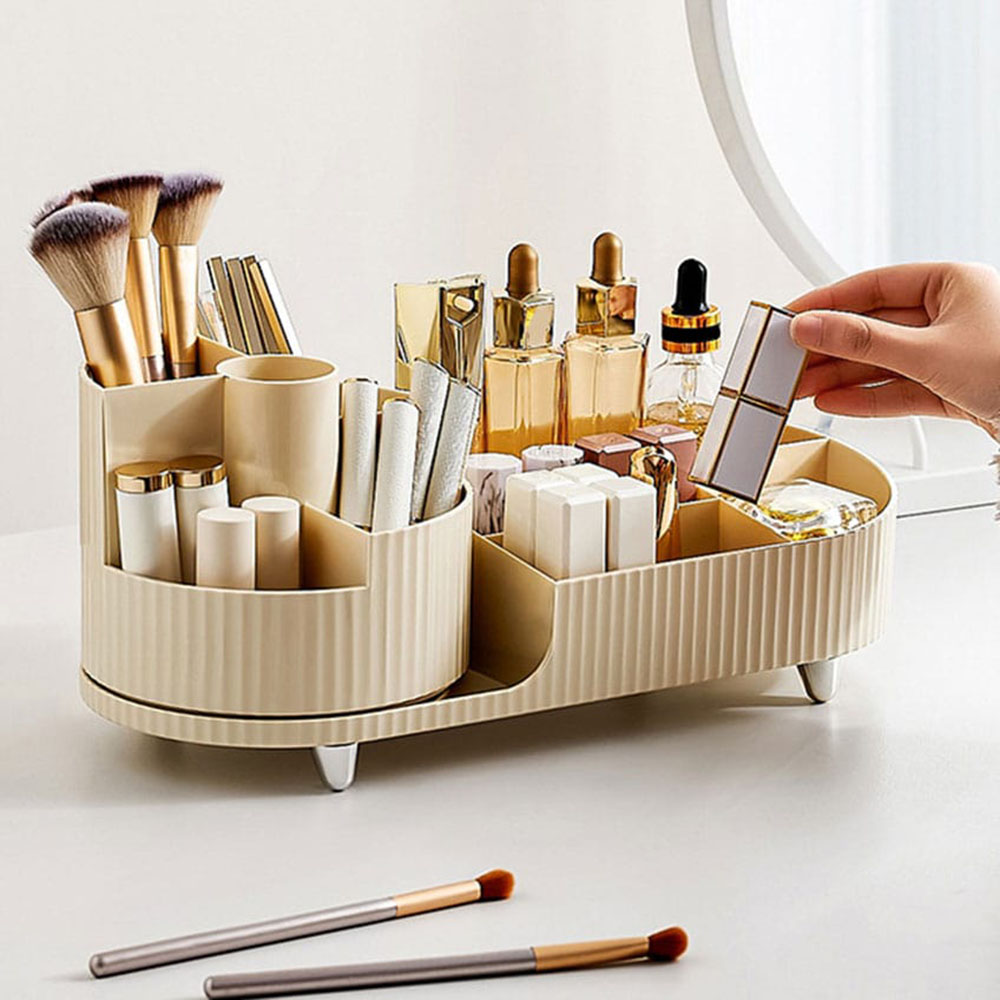 360° Rotatable Makeup Storage  - огляд і ціна Skincare B Erl